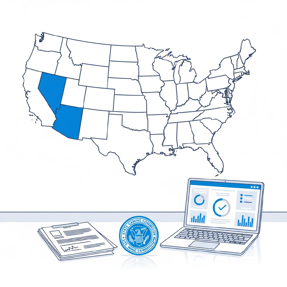 US iGaming Legal Map Interactive 7 vs 39 States